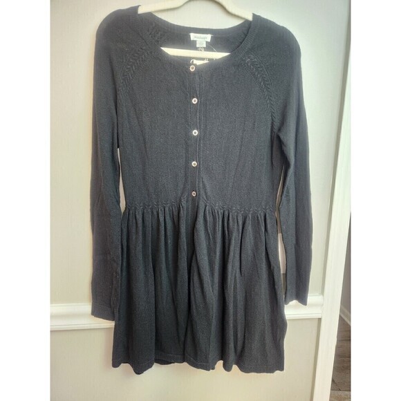 Sundance Black Half Button Peplum Cardigan Sz S NWT Viscose Lambswool Cashmere - Picture 1 of 12